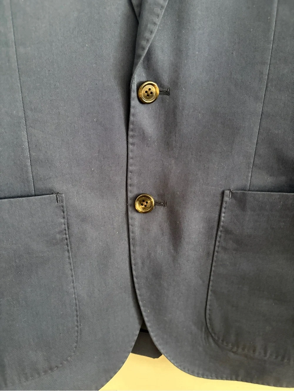 NWT J.Crew Ludlow Sport Coat Jacket Sz 34S Navy Blue Cotton Larusmiani Slim Fit